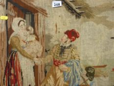 Neat framed tapestry