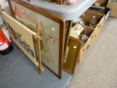 Quantity of tapestries, framed prints and paintings etc