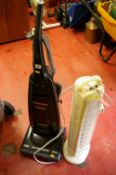 Panasonic upright vacuum cleaner and a portable oscillating heater E/T