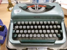 Cased vintage Imperial typewriter