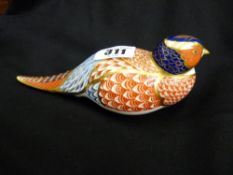 Royal Crown Derby pheasant