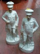 Staffs figurines 'Kitchener' and 'Roberts'