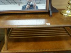 Light Ercol Long John occasional table