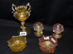 Parcel of cabinet glassware