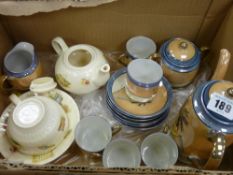 Quantity of Japanese lustre coffeeware, Aynsley teaware etc