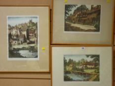 J LEWIS STANT three stamped lithographs