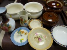 Mixed parcel of pottery and china