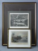 HELEN JAMES ARPS (past President of the Bromoil Circle) print using the bromoil process - Pen