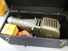 An Aldis slide projector & sundry slides etc
