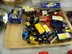 A parcel of Diecast vintage commercial vehicles etc
