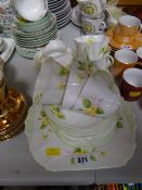 A vintage Shelley Primrose pattern teaset