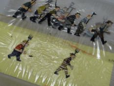 Three original animation cells for the adult animated version of George Orwell's Animal Farm, 1954