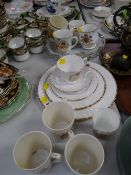 A collection of Royal commemorative china & glass