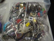 A large quantity of modern & vintage costume jewellery