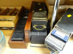 A parcel of various Magic Lantern & other slides