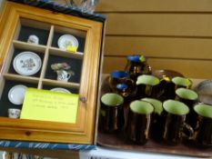 A Portmeirion pottery 25th Anniversary limited edition Botanic Garden hanging display case