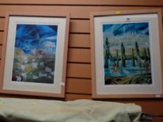 A pair of signed edition prints AFTER ANDREW SOUTHALL