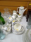 Sundry coffee & teaware in various patterns