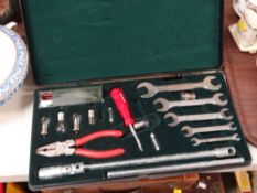 A Jaguar car cased toolkit