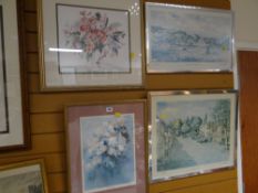 Four various prints