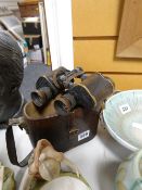 Cased Boer war period British binoculars