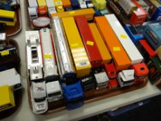 A collection of unboxed Diecast commercial haulage vehicles