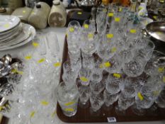 A collection of various good quality drinking glasses