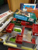 A quantity of mid to late twentieth century games, puzzles, board games, wooden fort, boxed 'Texas