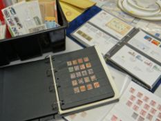 Various folders of stamps, First Day covers & other philatelic material