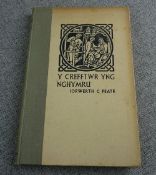 IORWERTH C PEATE - 'Y Crefftwr Yng Nghymru' (an introduction to the history of craft), Gwasg