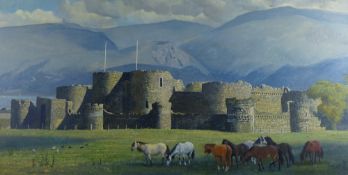 CHARLES FREDERICK TUNNICLIFFE oil on board - exhibition quality view of the Northern side of