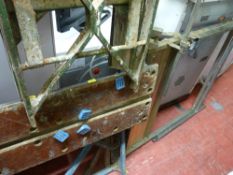 Folding workbench, ladder and a log saw stand