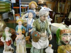 Quantity of mainly Continental figurines etc