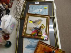 Parcel of paintings, prints, mirrors etc