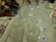 Good quality drinking glassware and similar items