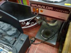 Electric fire and Bravilor filter coffee machine E/T