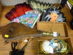 Good quantity of fans, bellows etc