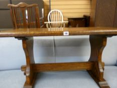 Polished Long John coffee table