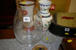 Small parcel of miscellaneous glass and china ware