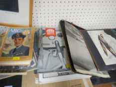 Quantity of mixed ephemera, portrait frames etc