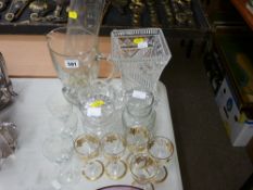 Parcel of mixed glassware