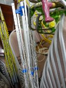 Lightweight rotary clothes airer