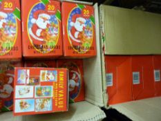 Two boxes of boxed Christmas cards and envelopes