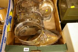 Box containing mixed electroplate