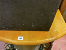 Neat modern twin flap kitchen table and a set of four chairs