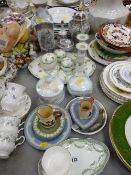 Parcel of mixed china including Wedgwood Jasperware, Doulton etc