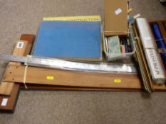Parcel of architect's rules and similar items