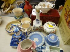 Items of Aynsley 'Cottage Garden' china, Wedgwood Jasperware and similar items