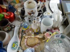 Good parcel of mixed decorative china, glassware etc