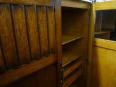 Neat polished robe with inner vintage labelled shelves